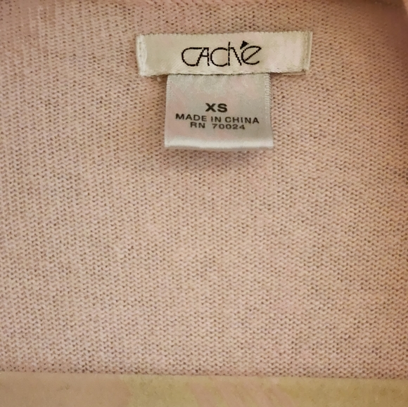 CACH'E pink Cardigan/Shurg - Picture 3 of 5